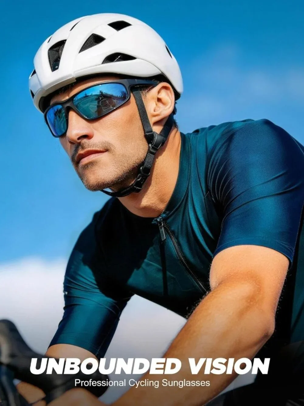 Polarized Sports Sunglasses for Men - UV Protection for Running, Cycling